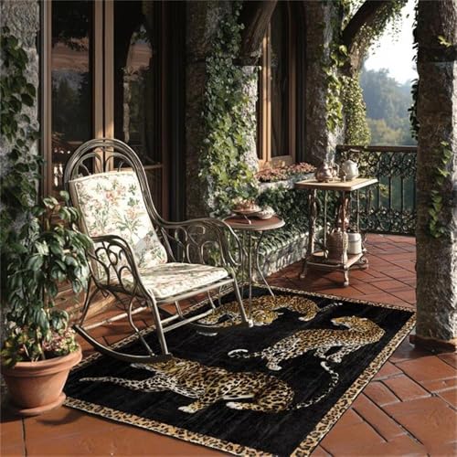 Tapete decorativo animal print 2x3 pies rug miniatura 3