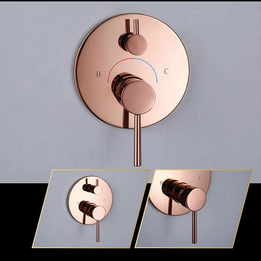 Kitchen Faucet Mikser prysznice do łazienek Rose Gold 8 w opadach prysznicowych stuk związanych z łazienką