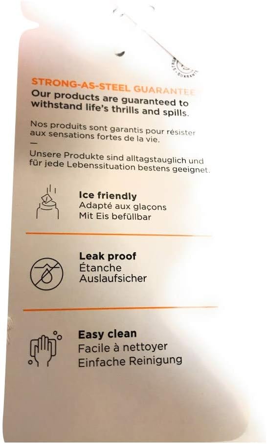 KLEAN KANTEEN Cafe Stripes Insulated Bottle, 1 EA