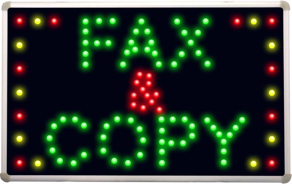 ADVPRO led085 Fax & Copy Services Led Neon Sign