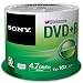 Sony 50DPR47SP 16x DVD+R 4.7GB Recordable DVD Media - 50 Pack Spindle
