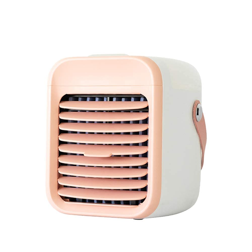 Air Cooler Evaporative Mini Air Cooler, Personal Air Conditioner USB Spray Portable with Humidifier 3 Speeds Setting for Office Dormitory Home Travelr : Gre