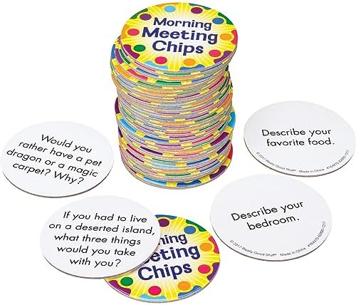 Really Good Stuff Morning Meeting Chips, Set of 40