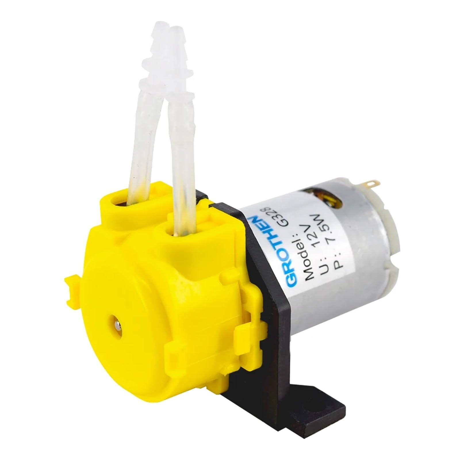 12V D2 2 * 4 mm głowica perystaltyczna pompy dozującej do laboratoryjnej wody chemicznej D2: 5-40 ml/min (70A, 24V)
