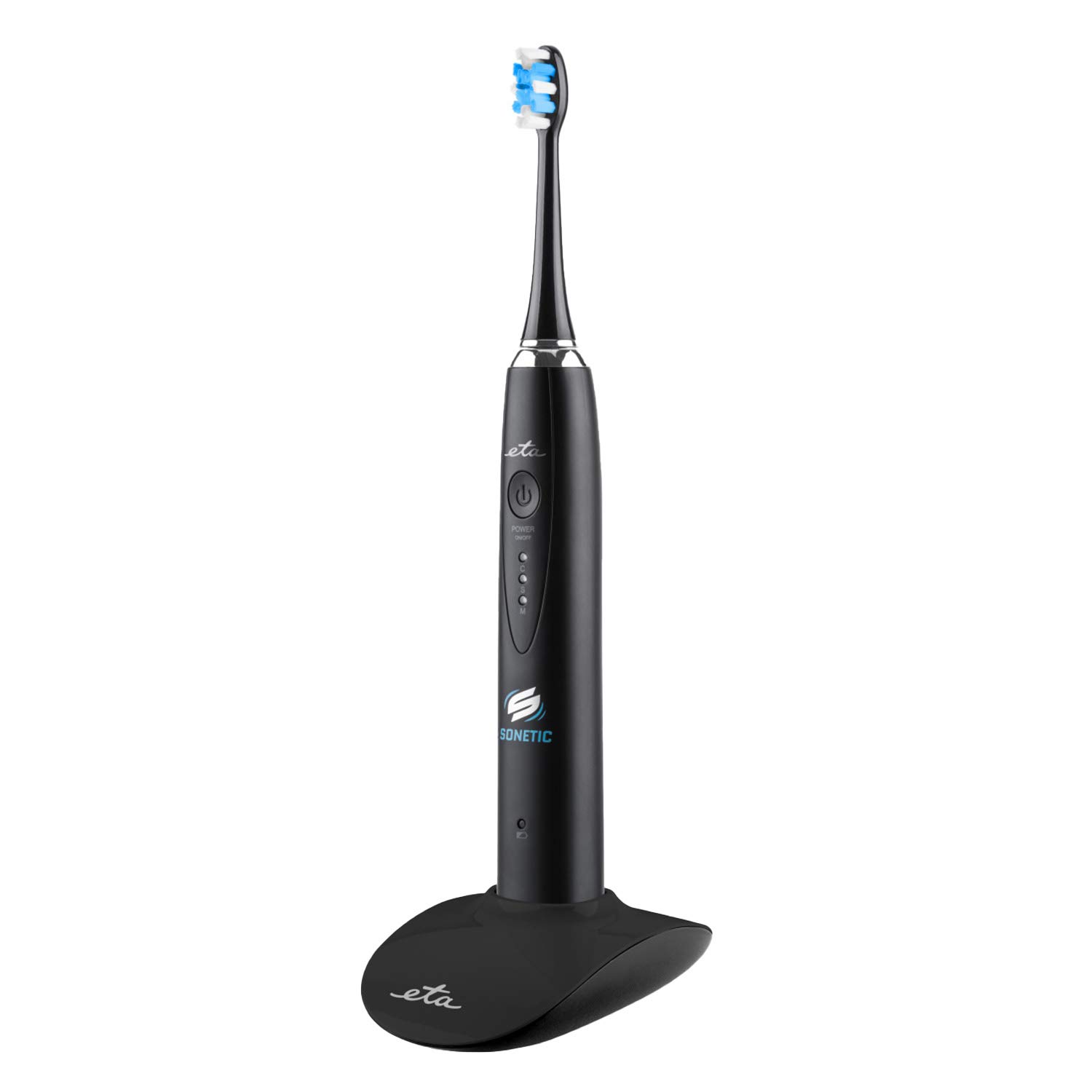 ETA Mundhygiene Set Sonetic, 2x Schallzahnbürste (schwarz, weiß)