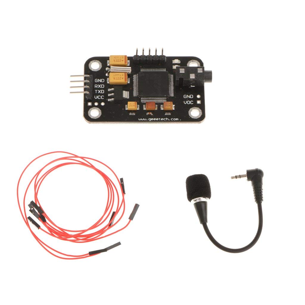 NC Speech Recognition Voice Recognize Module Board &Micro&4pin Wire for Arduino