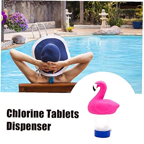 Hotaden Drijvende Dispenser, Drijvende Pool Chloor Dispenser Automatische Tablet Chemische Houder Flamingo Decoratie - Image 6
