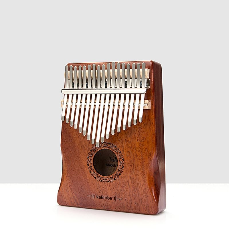 Kalimba Fortepian Mahoni/Acacia Thumb Piano 17-nosowy Kalimba Z Dźwiękowymi Dziurami Dla Początkujących(Style 7)