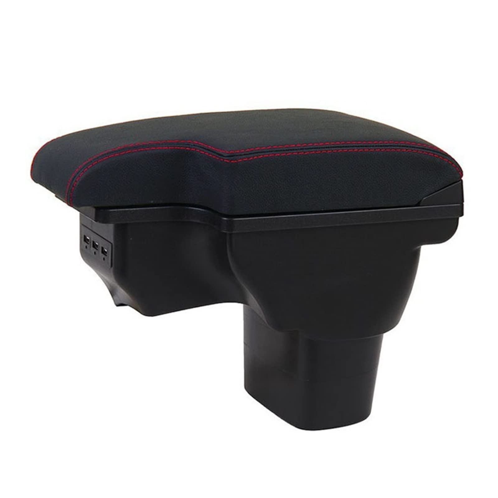 For NISSAN For Juke For Infiniti ESQ 2010-2019 Car Armrest Box Accessories Interior Storage Box Retrofit Parts USB(B1 Real Corium 3USB)