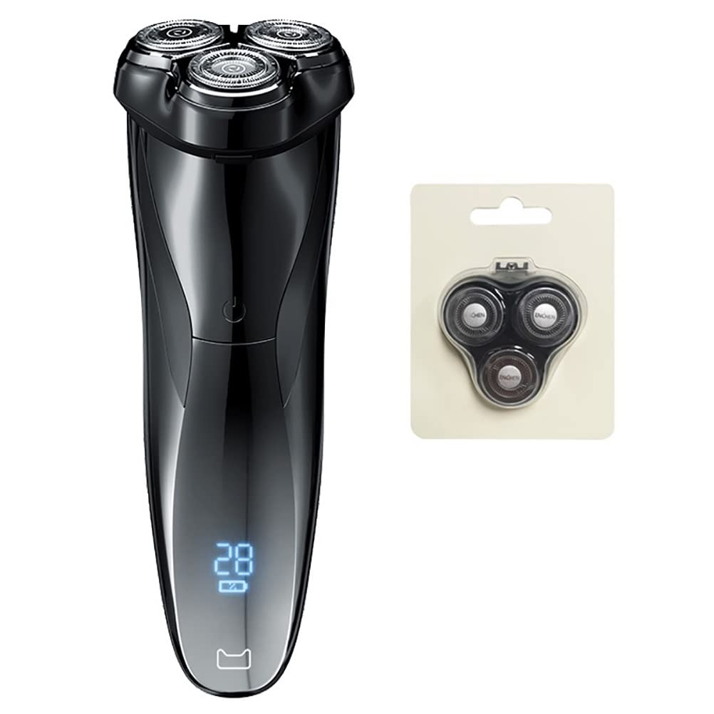 Electric Razor for Men Rechargeable IPX7 Waterproof Electric Shaver Wet and Dry Mens Rotary Shavers Electric Shaving Razors
