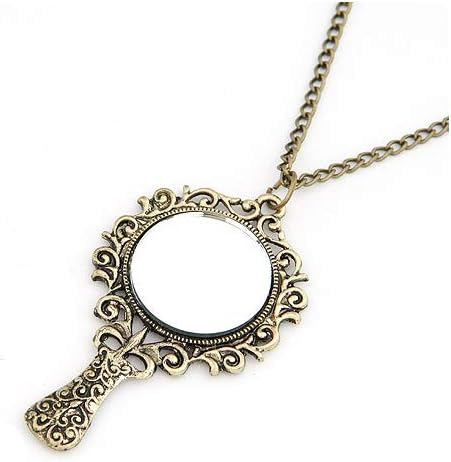 Vintage Mirror Pendant Necklace for Women Long Kuwait Ubuy