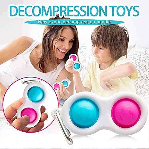 Dan&Dre Silicone Empurre Pop Bolha Fidget Brinquedos Sensoriais Set Brinquedos de Descompressão Aper