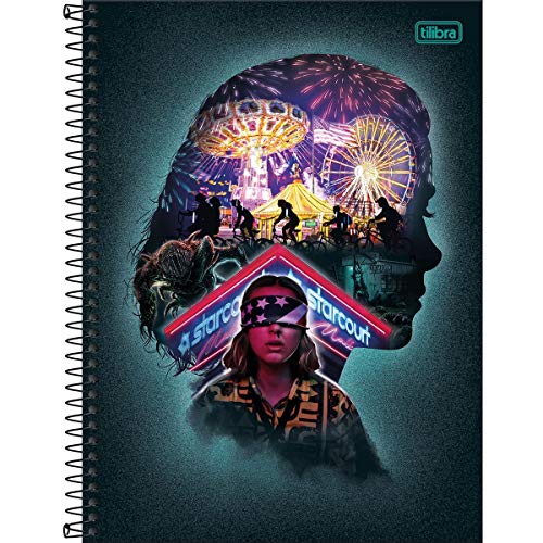 Caderno Universitário 10x1 160 fls C.D. Tilibra - Stranger Things 2