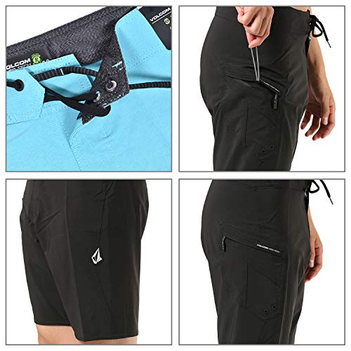 Boardshorts Volcom Lido Solid Mod cyan 30 pour vos sessions estivales - 3