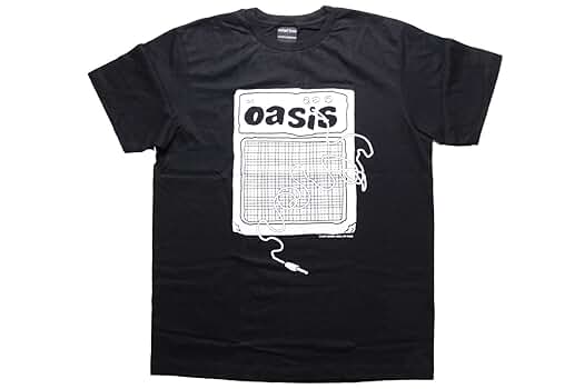 Amazon | [wall of fame] ロックTシャツ 半袖 Oasis オアシス L