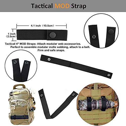NC Kit de 35 Anexos para Molle Mochila, Molle Acessórios Conjunto para Correias Anel Chave, rotação