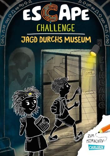 Escape-Buch f&uuml;r Grundschulkinder: Escape Challenge: Jagd durchs Museum: Gruseliger R&auml;tselkrimi f&uuml;r junge Detektive ab 8 Jahren mit mehrfach spielbaren Logikr&auml;tseln