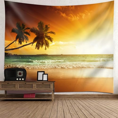 Tapisserie murale 200x200cm lever du soleil pour décoration de chambre