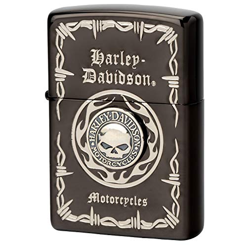 ZIPPO(ジッポー) ライター ハーレーダビッドソン 日本限定 イオンコーティング ブラック HDP-69