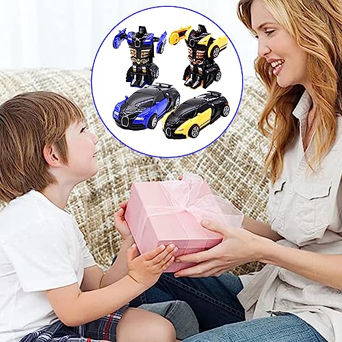 LGQHCE Auto Deformation Car Giocattolo,2 PCS Set