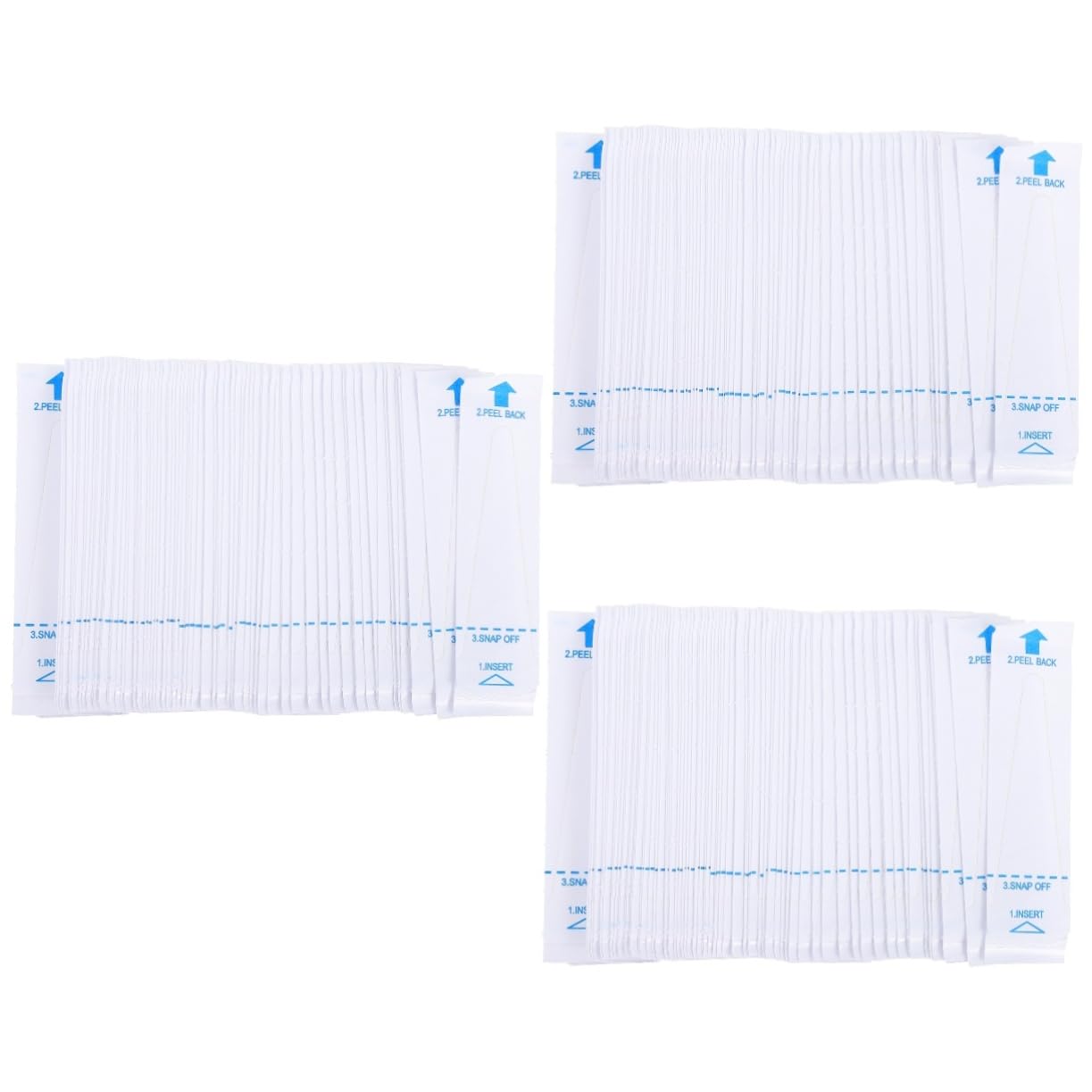Didiseaon 300pcs Thermometer Sleeves for Digital Thermometers Peel-Off Lightweight Easy to Carry Bulk Pack
