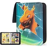 Compatible con tarjetas coleccionables variadas: nuestro libro de carpetas de tarjetas tiene un tamaño perfecto para múltiples tarjetas estándar. Es compatible con tarjetas de tamaño estándar como fotos Fuji Mini Polaroid, tarjetas intercambiables, tarjetas de juego de baloncesto, tarjetas de béisbol, juego de cartas Yu-Gi-Oh, juego de cartas MTG, juegos de cartas Dutch Blitz y mucho más.