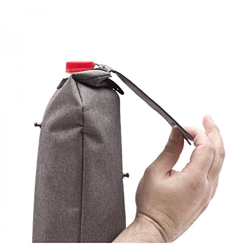 Valira Polar Borsa Termica Stone Washed: Lunch Bag Isotermica Con Interno Impermeabile, Made In Spain, Alta Efficienza Termica
