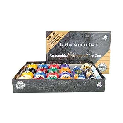 Aramith New Tournament Pro-Cup Value Pack Pool Ball Set - Duramith Cover