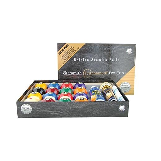 Aramith New Tournament Pro-Cup Value Pack Pool Ball Set - Duramith