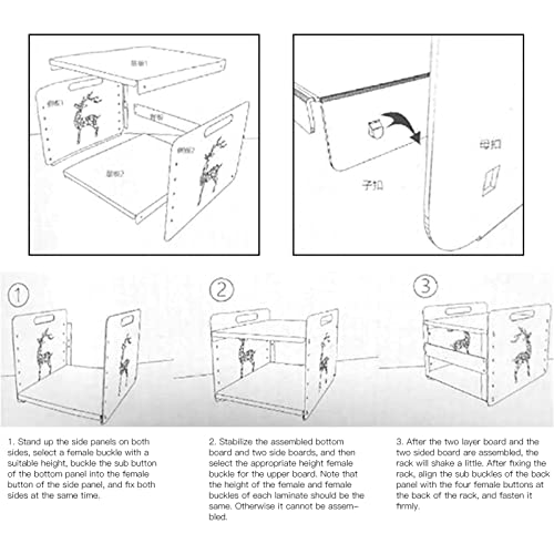 Bibliothèque de bureau détachable pour optimiser les petits espaces - 7