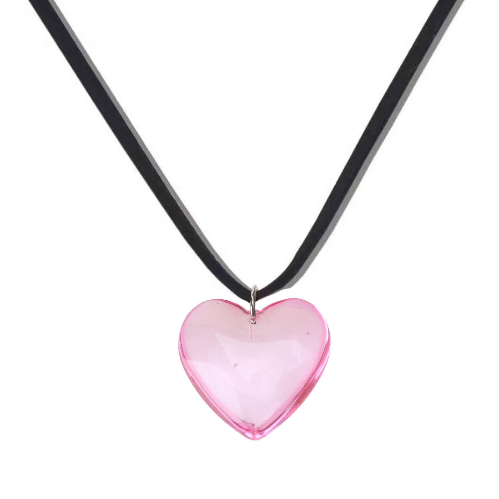 Collane con ciondolo a forma di cuore in resina Collane con ciondolo a forma di cuore da donna collane da donna gioielli gioielli
