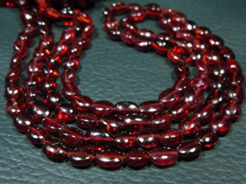 Grenat du Mozambique en fil de pépites lisses pour vos bijoux d'été