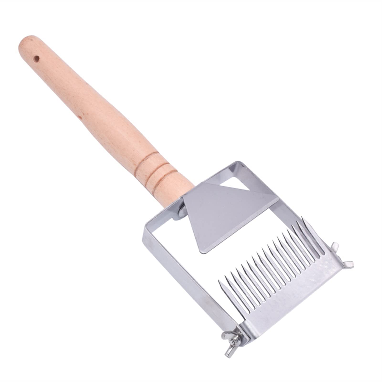 Imkerei-Handschuhe, 5 Stück, Honiggabel, Entdeckelungsmesser, Honigwerkzeuge, Schaber, Imkergabel, Bienenholzgriff, Bienenzuchtausrüstung für Bienenwerkzeuge