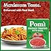 Pomì Crushed Tomatoes with Basil - Creamy, Velvety Italian Sauce, No Salt, Additives/Preservatives, GMO-Free, Gluten-Free, 100% Fresh Tomatoes, 13.8oz (Pack of 12)