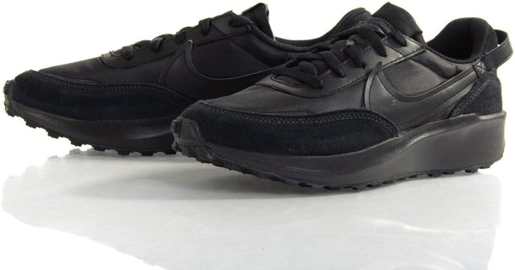 Men's Nike Waffle Debut Trainers - Black Noir