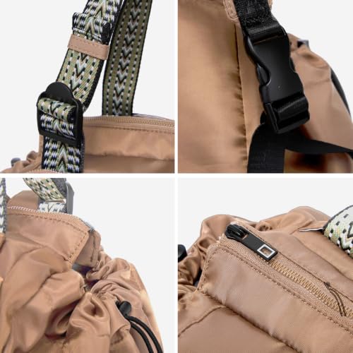 Image of Multifunctional Travel Organizer Bag for Ladies | Multiway Tote Bag with Adjustable Straps,15 Storage Pockets,Back Luggage Sleeve,Unisex Bag For Gym,Overnight,Weekend Travel