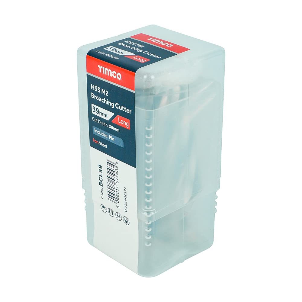 TIMCO M2 Grade HSS Broaching Cutter - 39 x 50-1 pc, Silver - Image 2