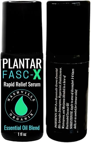 Miniatura 4 de Dr. A's Plantar Fasc-X - Mezcla de aceites esenciales  Apoyo natural para pies, fascitis, arco y crema de espolón de talón  Aceite de coco orgánico