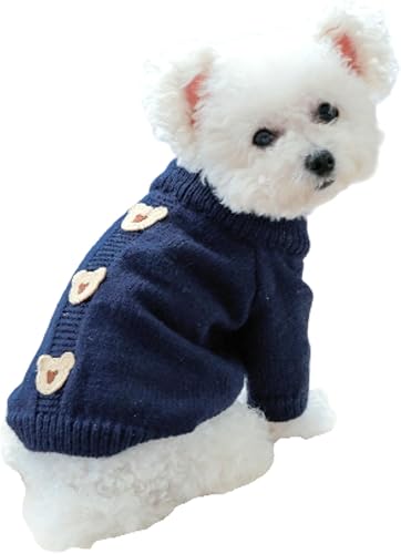 Suéter feo de Navidad para perro, suéter cálido y cómodo, suéter de punto, abrigo cálido, suéter de invierno para chihuahua, suéter para cachorros,