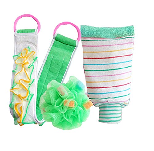 Dragon Troops Set of 3 Shower Accessories Bathroom Accessories for Women and Man,Green