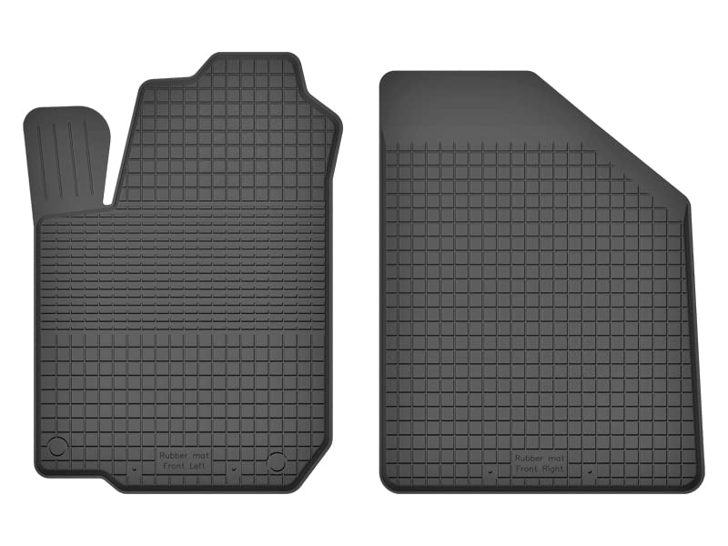 Gummimatten Automatten Gummifussmatten Gummi Fußmatten für Citroen Berlingo II Bj. 2008-2018 VORNE...