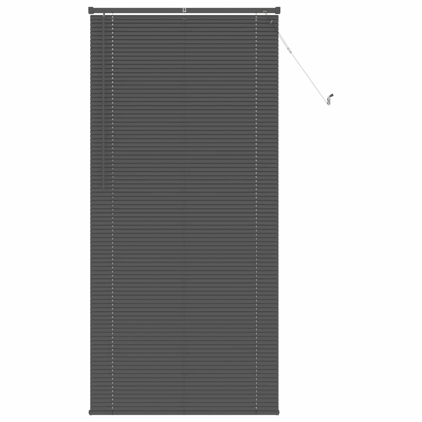 Store vénitien Gris argenté en PVC 213 x 100 cm pour fenêtres intérieures, Stores occultants, Stores sans perçage, Stores à lamelles pour Bureau et Maison