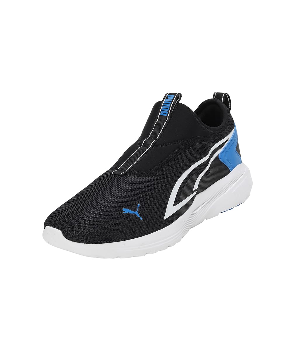 Puma Unisex-Adult All-Day Active Slipon Black-White-Racing Blue Sneaker - 4 UK (38647809) (B0C9M1ZDR5) Amazon Price History, Amazon Price Tracker