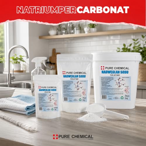 CHOSA Natriumpercarbonat Pulver zum Waschen 1 kg - Aktiver Sauerstoff 100% Reine - Sauerstoffbleiche Pulver für Wäsche - Waschmittel… – Ansicht 2