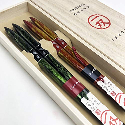 山家漆器店 一双 ギフト 箸 セット ペア 弁当 おしゃれ 日本製 国産 (ゆらぎ)