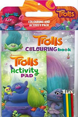 Trolls Colouring Book and Activity Pack