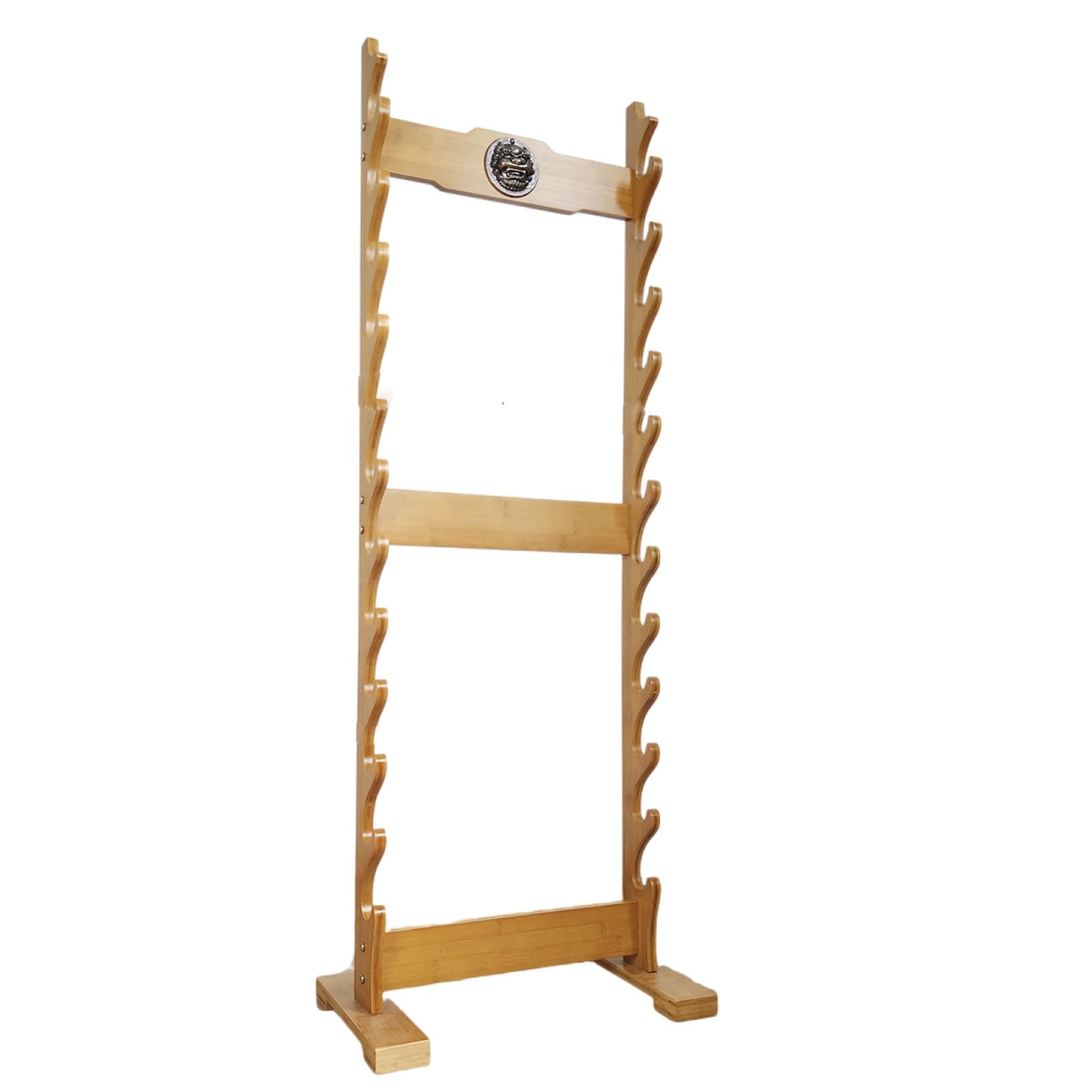 Serenitison Kylin Sword Stand,Katana Holder Display Hanger,Floor Standing Multi Layer Sword Rack,Musical Instrument Flute Stand,Weapon Display Stand,for Katana Wakizashi And Standard Swords,Stable