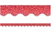 Red Sparkle Scalloped Border Trim