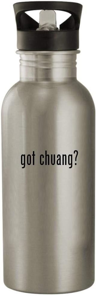 got chuang? - 20oz Stainless Steel Water Bottle, Silver