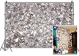 Leyiyi Sparkling Diamond Backdrop 7x5ft Photography Backdrop Woman Girl Baby Children Lovers Portraits Studio Props Couples Marriage Proposal Backdrop
